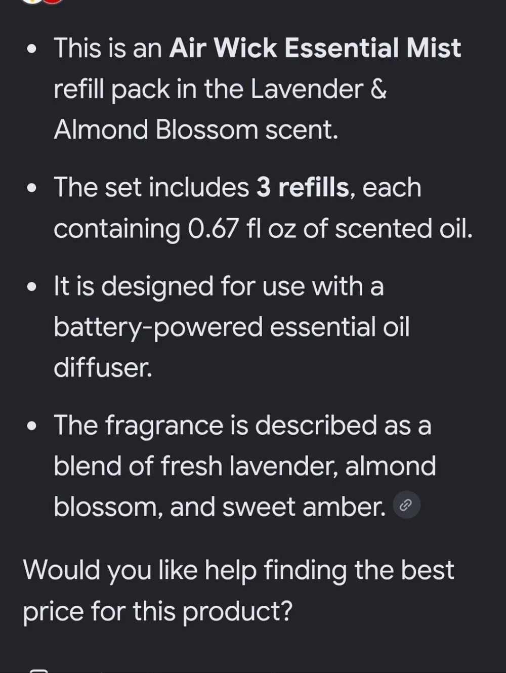 Air Wick Essential Mist Lavender & Almond Blossom Fragrance Refills (3-Pack)